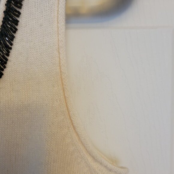 TORY BURCH CASHMERE EMBELISHED WOMENS SWEATER SIZE XS - Picture 7 of 10